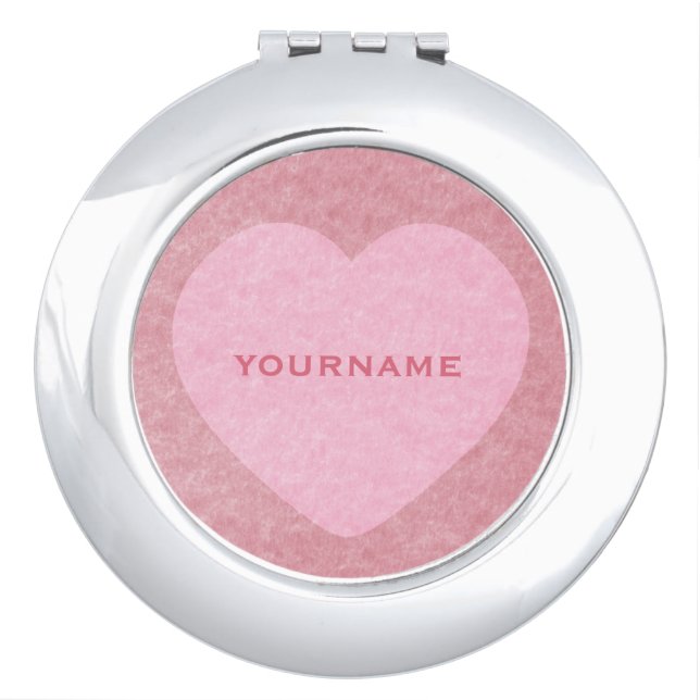 “I LOVE YOU” custom pocket mirror (Front)
