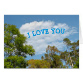 "I LOVE YOU" Customizable (Front Horizontal)