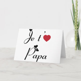 I Love You Dad Card
