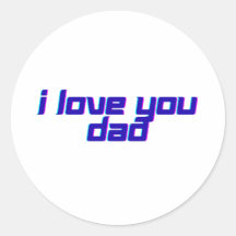 I Love You Dad – Classic Father Appreciation Desig