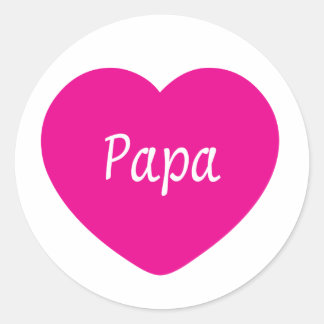 I Love You, Dad Classic Round Sticker