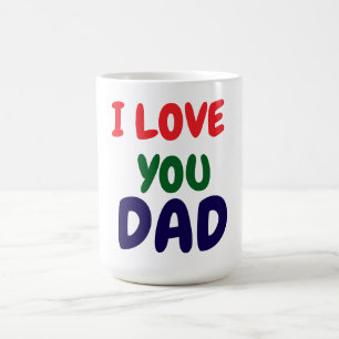 I love you Dad Elegant Coffee Mug