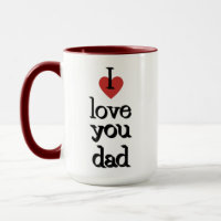 I Love you dad Mug |coffee | gift