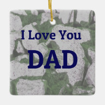 I Love You Dad ornament