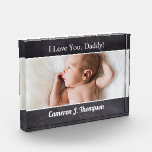 I love you Daddy Custom Photo father's day Block<br><div class="desc">Create an unforgettable gift for a special dad with the I Love You Daddy Custom Photo Father's Day block, a heartwarming and personalized keepsake available on Zazzle. This photo block is a unique way to celebrate fatherhood, ideal for a first Father's Day, Christmas, birthdays, or just as a spontaneous expression...</div>