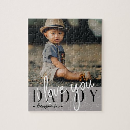 I love you Daddy Fathers Day Jigsaw Puzzle