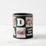 I Love You Daddy Quote Dad Photo Collage Mug