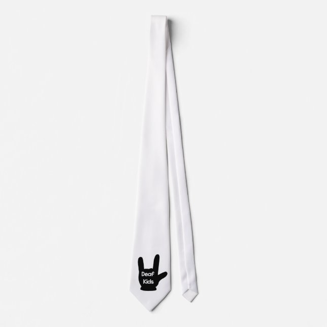 I love you Deaf Kids Tie (Front)