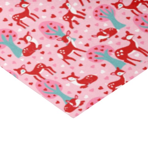 I Love You Deerly Valentines Day Deer Patterned Tissue Paper