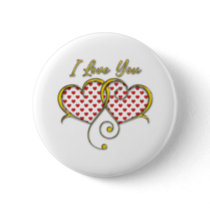 I love You Design Button