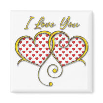 I love You Design Magnet