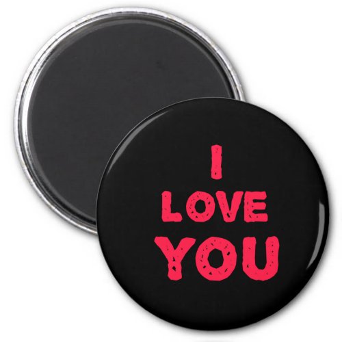 I love you design magnet