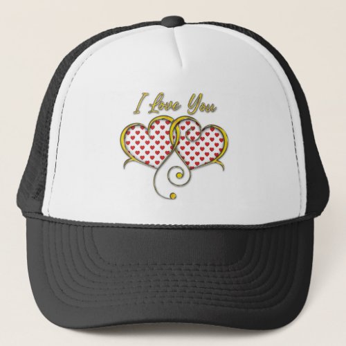 I love You Design Trucker Hat