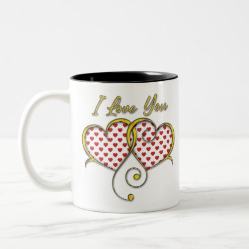 I love You Design Two_Tone Coffee Mug