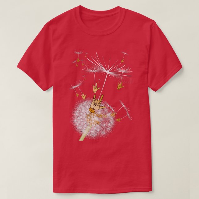I love you design with sign language 1 T-Shirt (Design Front)