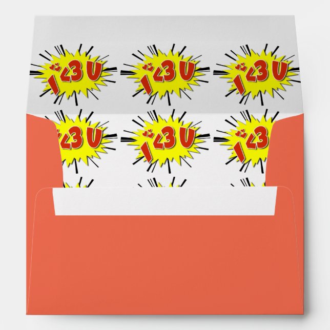 I love you envelope (Back (Bottom))