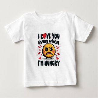 I love you even when I'm hungry Baby T-Shirt