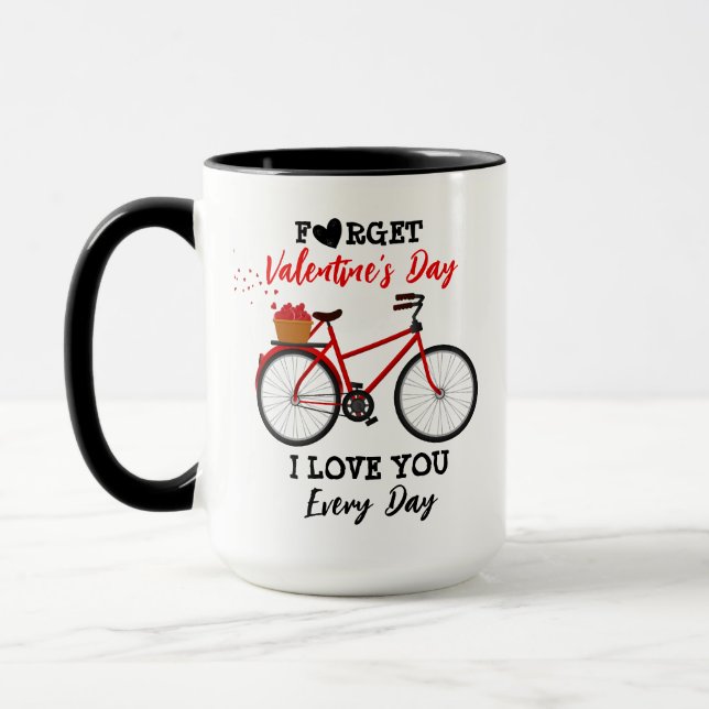 I Love You Every Day Cute Valentine's Day Mug (Left)