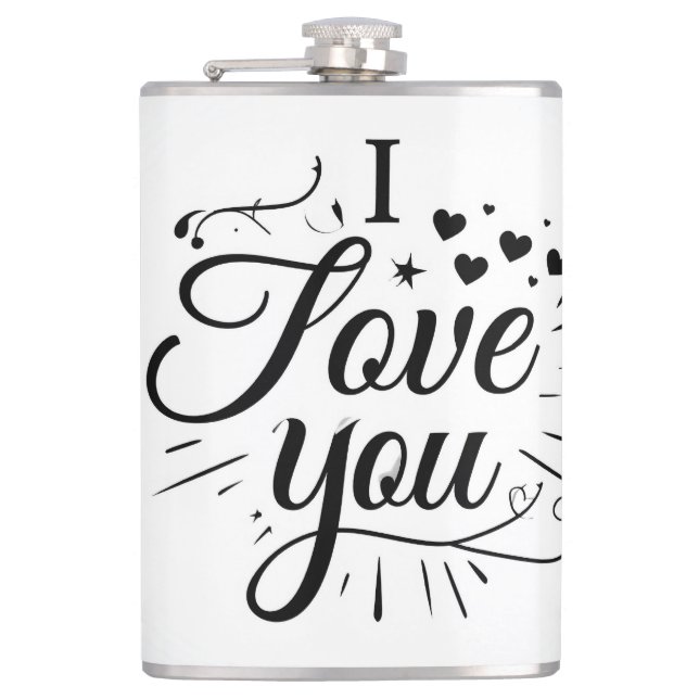 i love you flask (Front)