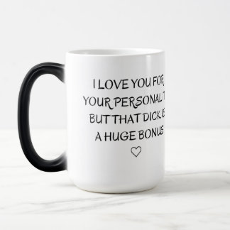 I love you for personality, gift color morph mug