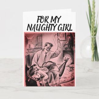 I LOVE YOU FOR WIFE SPANKING ROMANTIC CARD