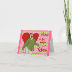 I love you for your BRAINS Holiday Card