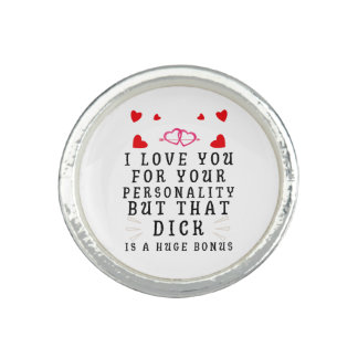 I Love You For Your Personality, Funny Anniversary Ring