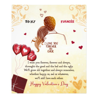 I Love You Forever And Ever| Happy Valentine's Day Photo Print