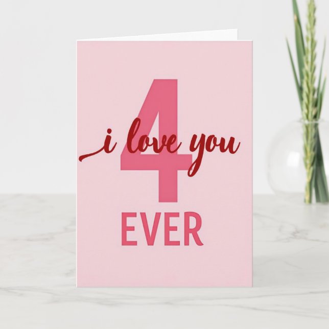 I Love You Forever Card (Front)