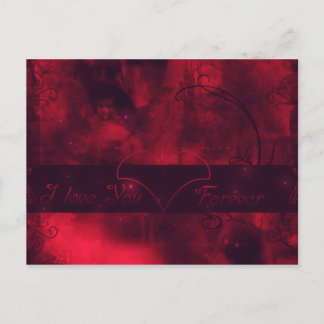 I love you - forever postcard