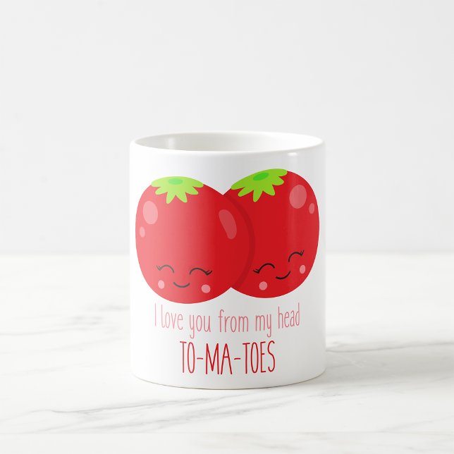 I Love You From My Head Tomatoes Coffee Mug (Creator Uploaded)