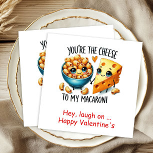 I Love You Funny Food Valentine Napkins