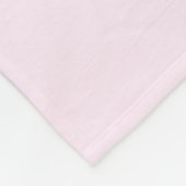 I Love You Funny Pink Cat Graphic Saying Fleece Blanket (Corner)