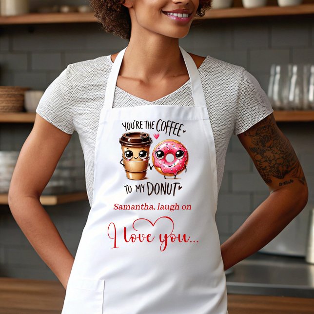 I Love You Gift Funny Food Valentine Apron (I Love You Gift Funny Food Valentine Apron)