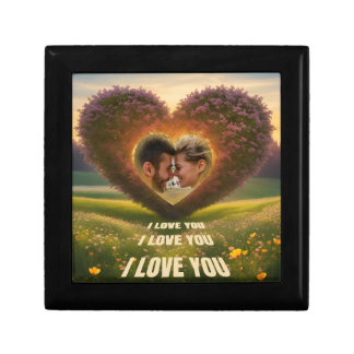 I Love you Gift, heart photo Gift Box