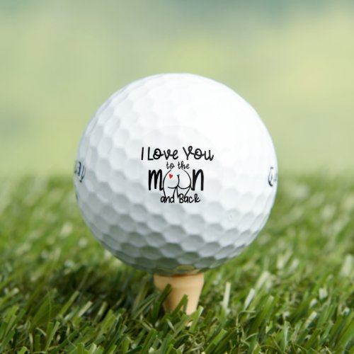 I Love You Golf Balls - Funny Flirty Custom Gift