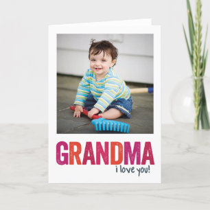 I Love You, Grandma! Card