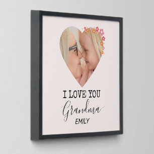 I Love You Grandma   Personalized Photo Tile