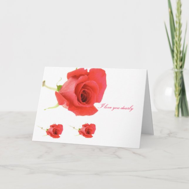 I love you greeting cards (Front)