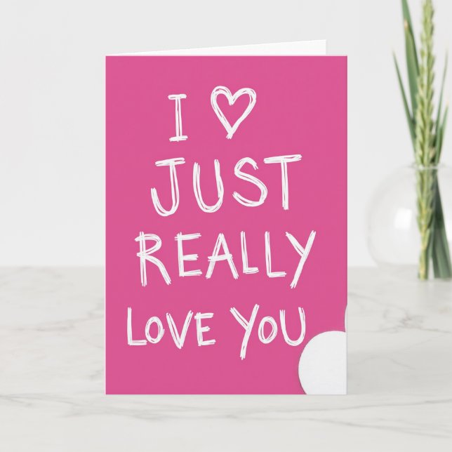 I Love You Hand Drawn Card (Front)