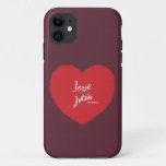 I Love You Heart Mobile Case