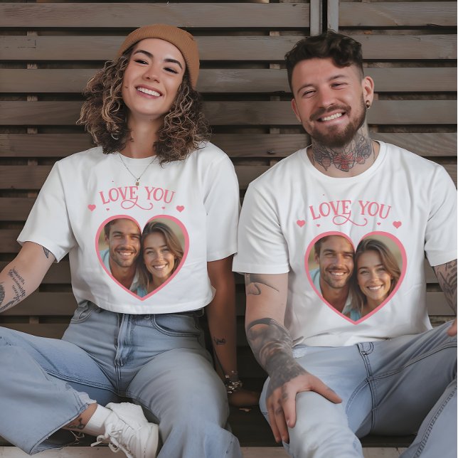 I Love You Heart Romantic Photo men T-Shirt (I Love You Heart Romantic Photo men T-Shirt)