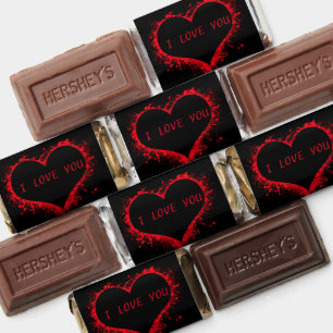 I LOVE YOU HERSHEY'S MINIATURES