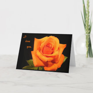 I love you. holiday card