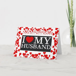 "I LOVE YOU" HUSBAND BIRTHDAY CARD