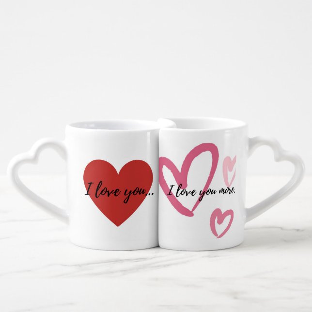 I Love You, I Love You More Mug (Front Nesting)