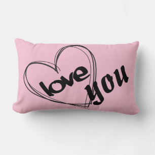 I love you II Lumbar Pillow