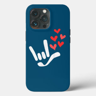 I Love You ILY American Sign Language Talking iPhone 13 Pro Case