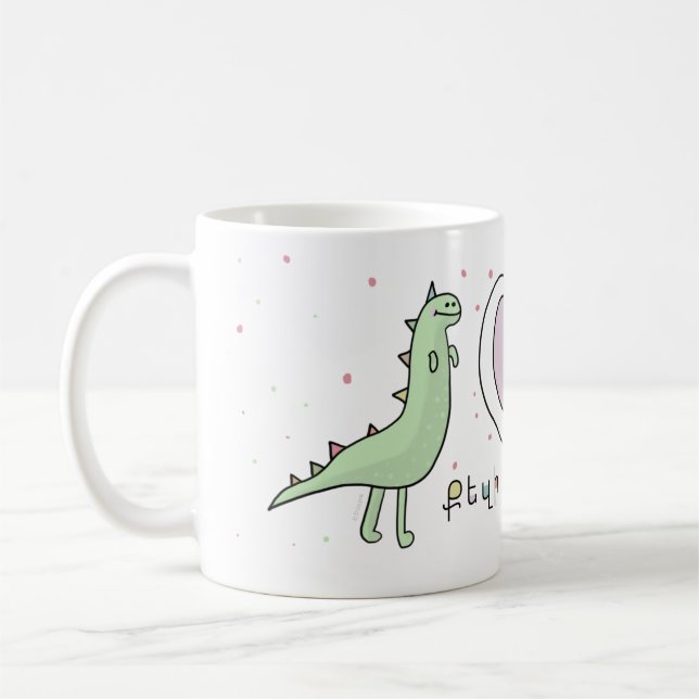 I love you in Armenian (Western), Cute Mug (Left)