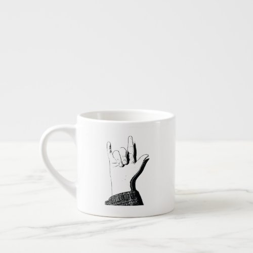 I Love You in ASL  Espresso Cup